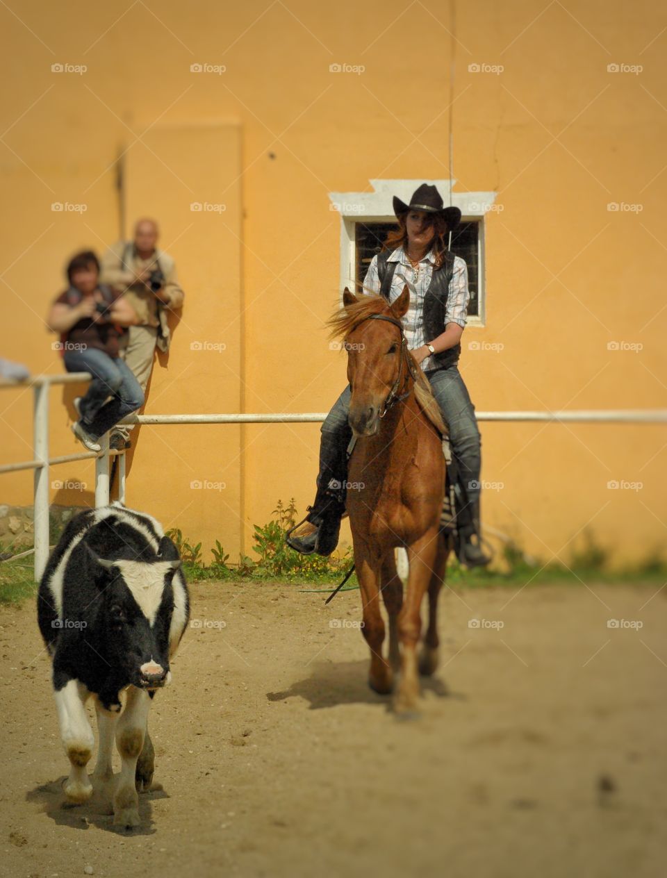 At western festival in Russia. 