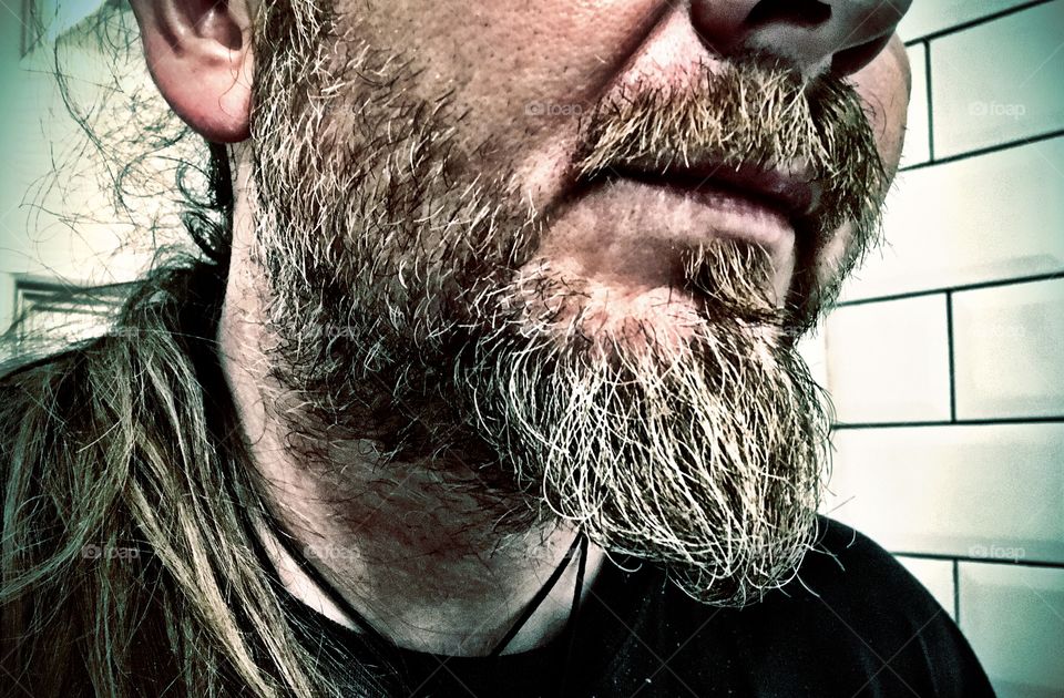 Very grizzly beard on my very grizzly husband