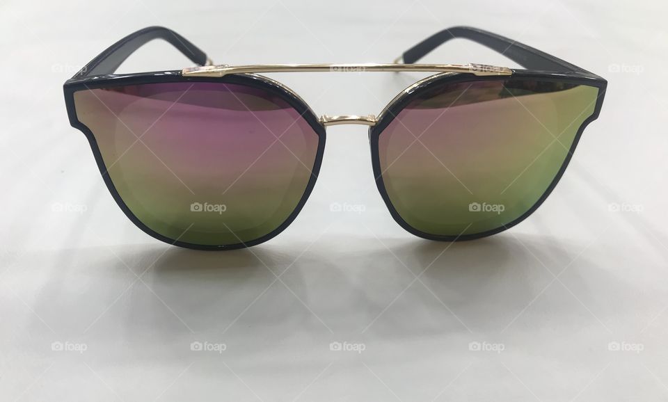 new style design sunglass flesh lenses sunglasses white background 