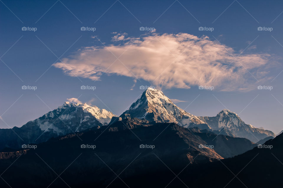 Mountb Annapurna at nepal
