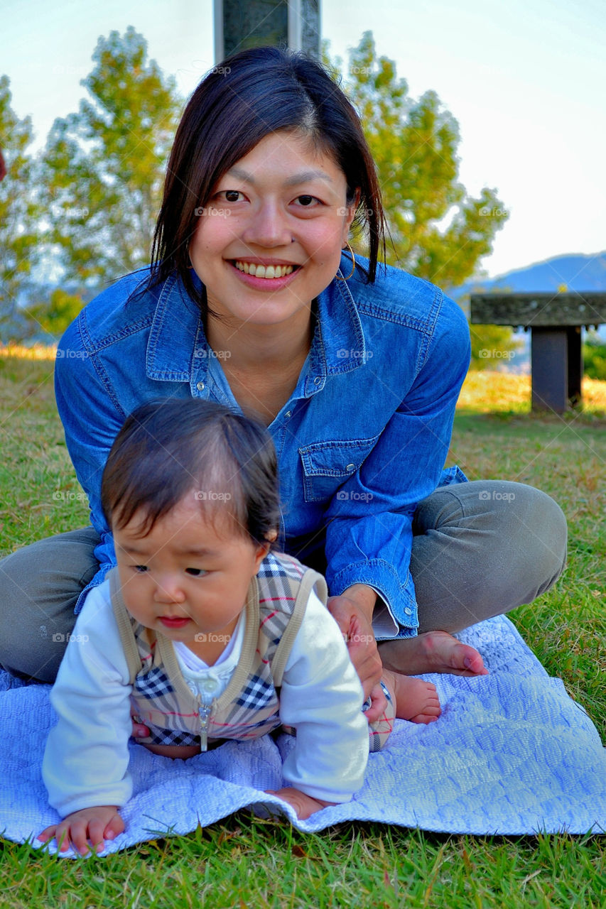 happy baby child park by t_wethand