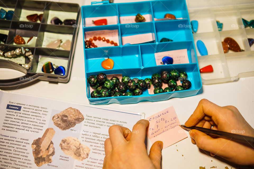 collecting minerals is a hobby