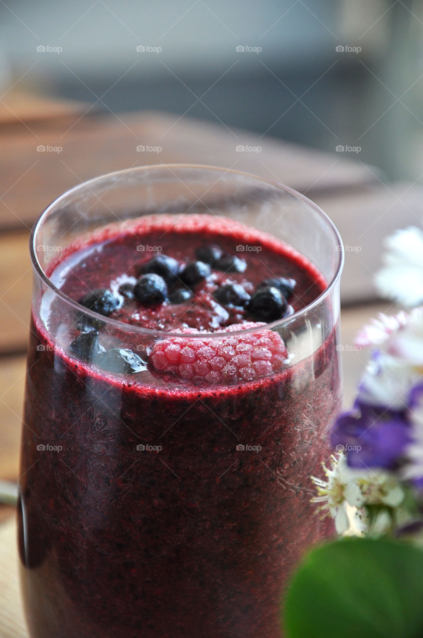 Smoothie with fruit