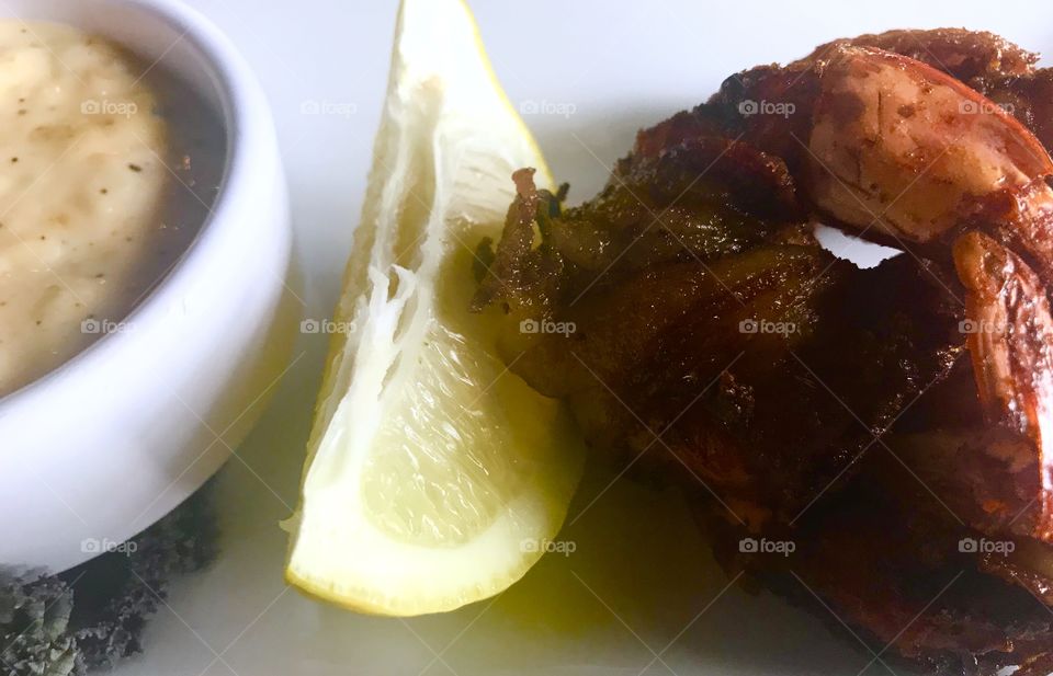 Bacon Wrapped jalapeño & Shrimp 