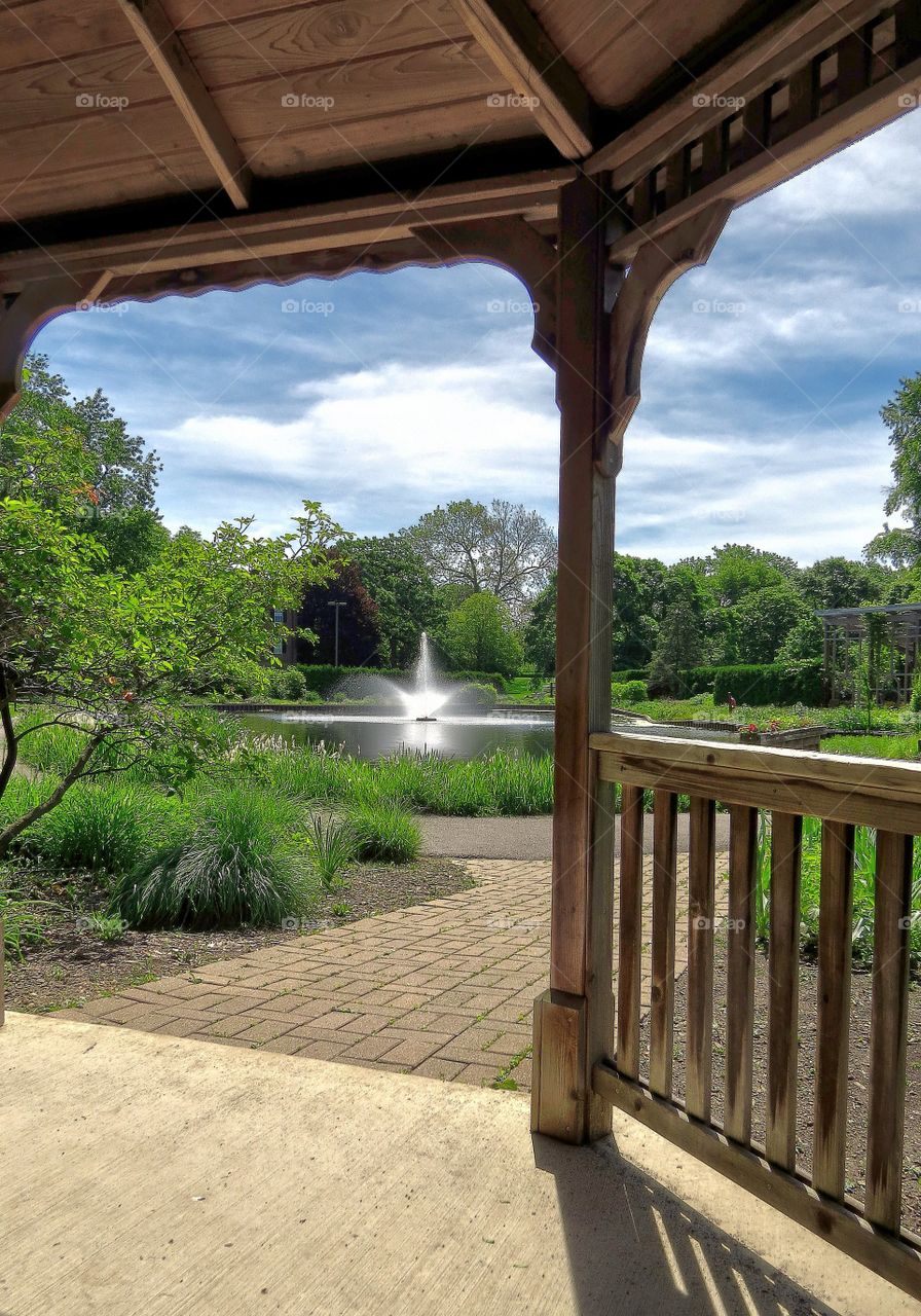 View from the gazebo