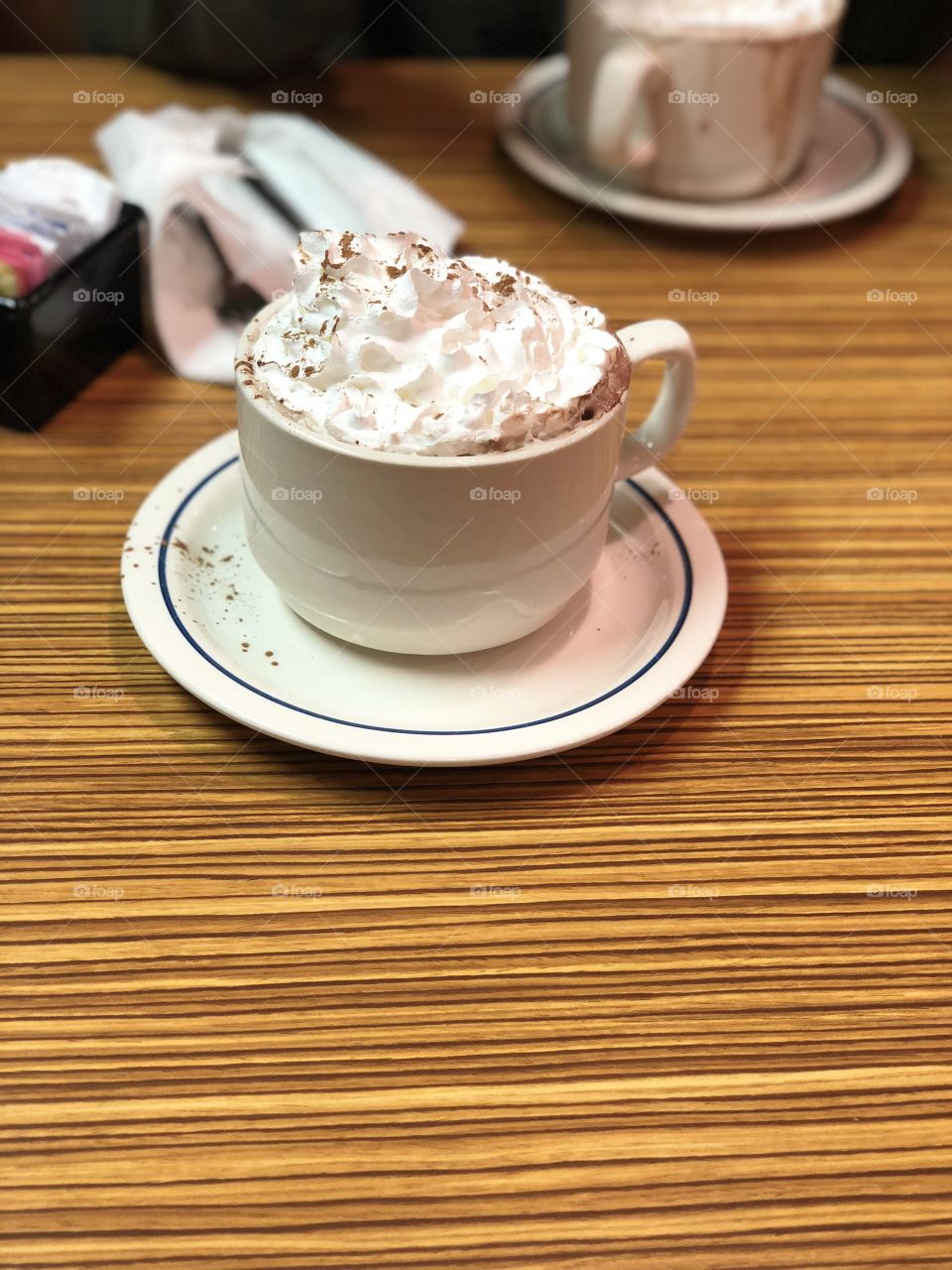 One of my favorite drinks from IHOP. It’s a must that I get this every year! Hot chocolate. 