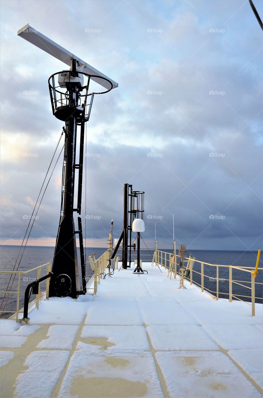 Monkey Island of the container ship