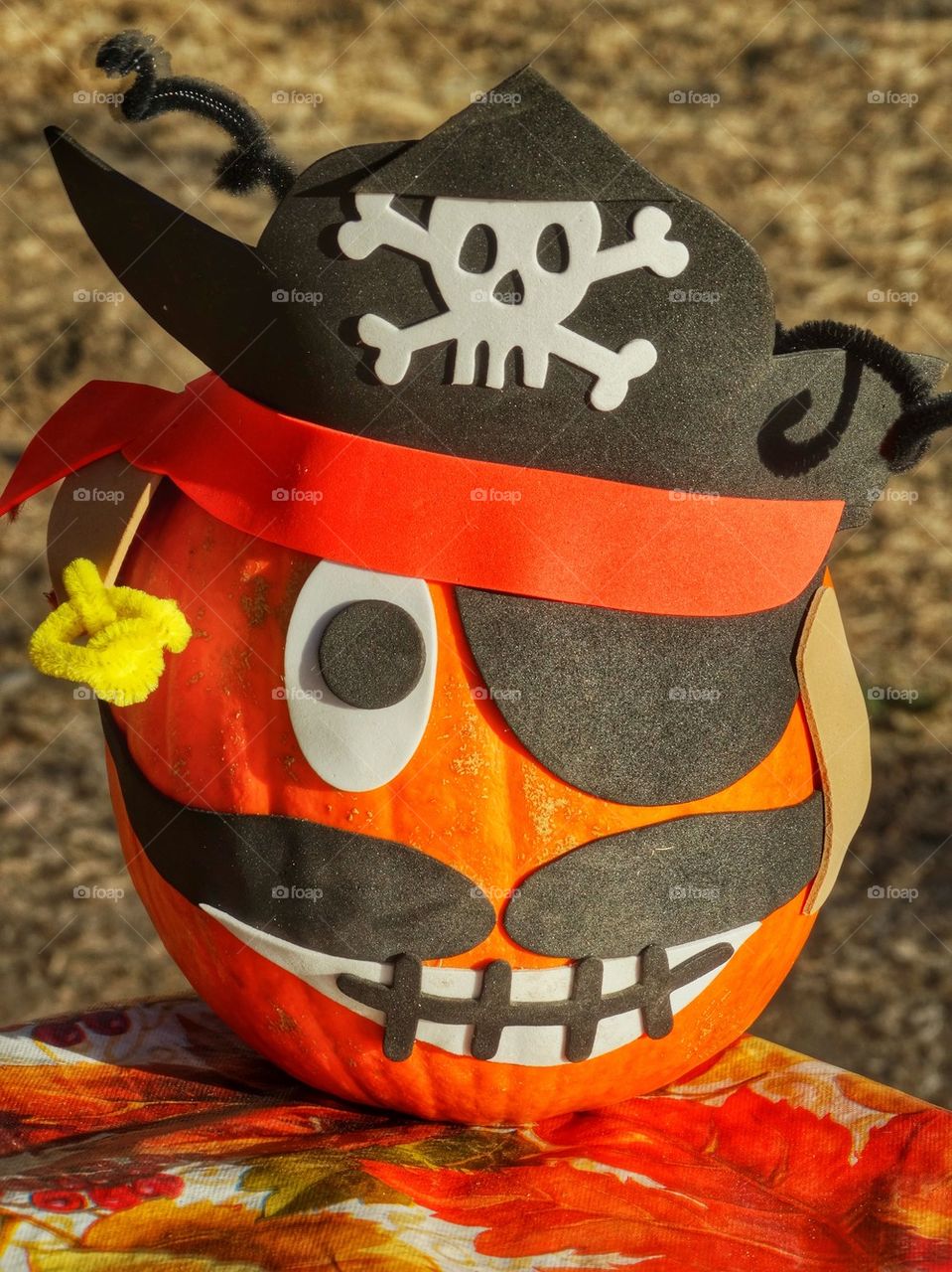 Pirate Jack-o-Lantern