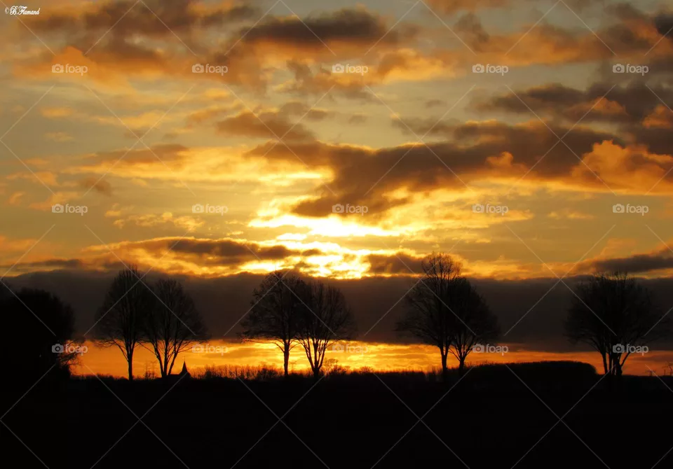 Glorious sunset
