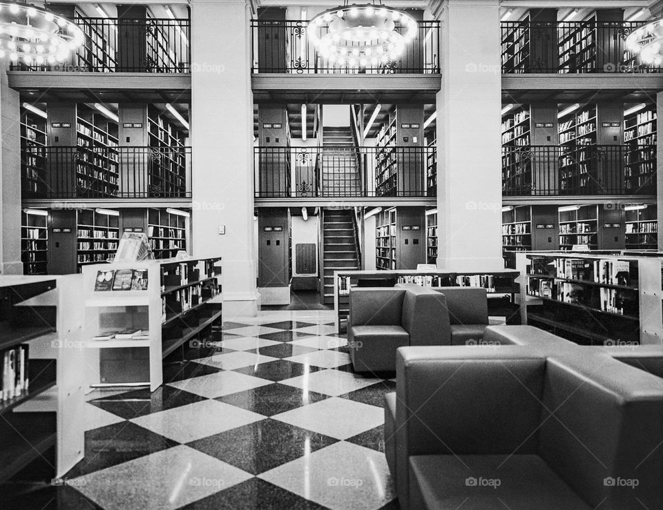 film photo, digitally scanned of free library of Philadelphia