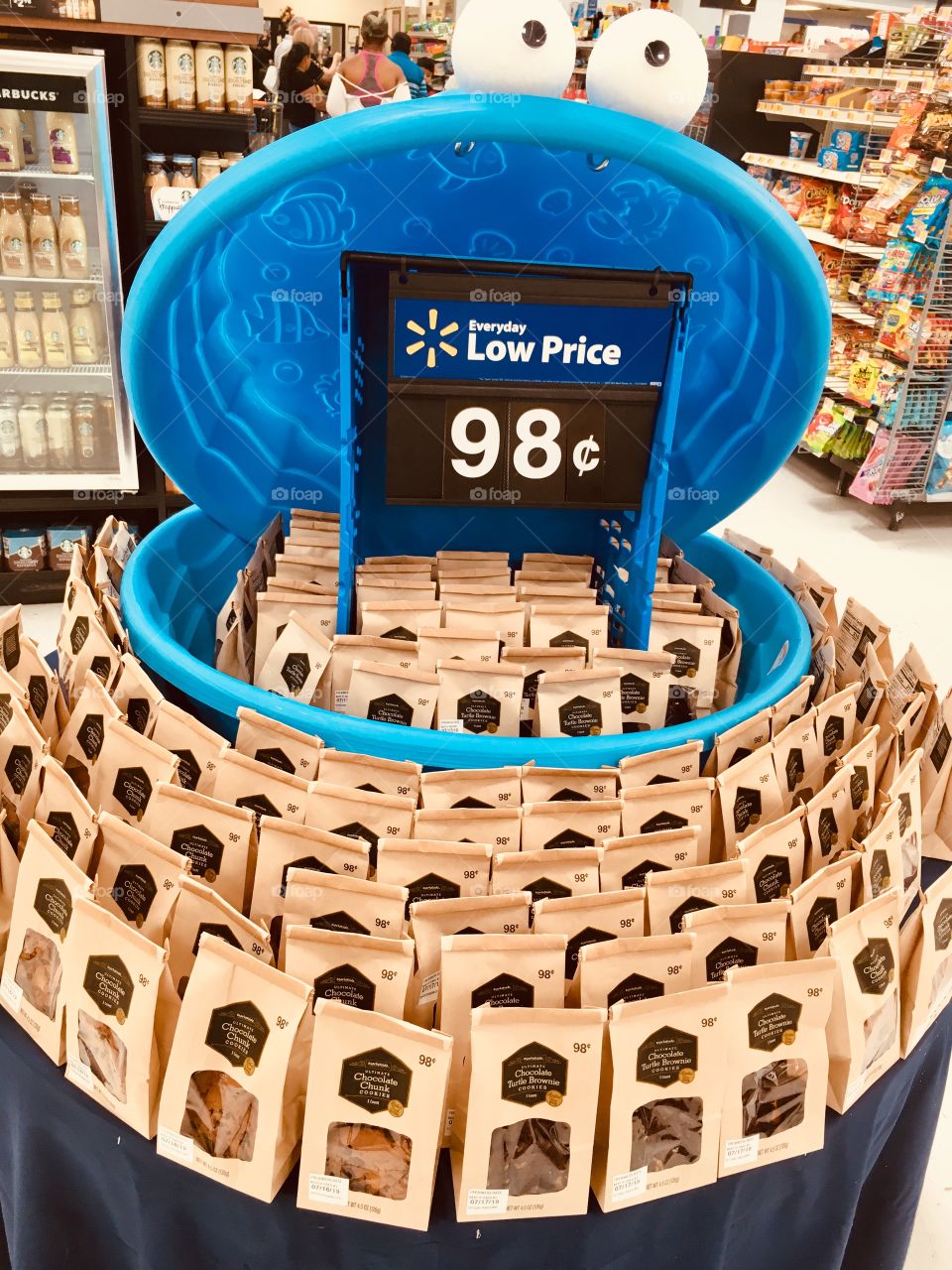 Cookie Monster made with kiddie pools