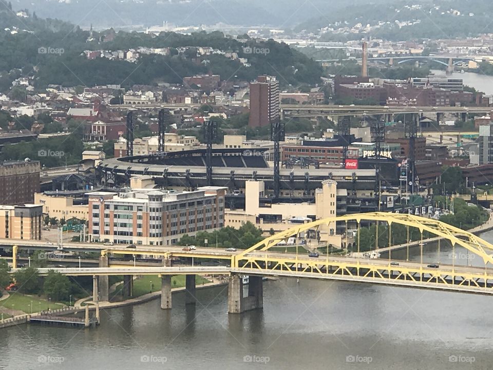 River, City, Bridge, Architecture, Water