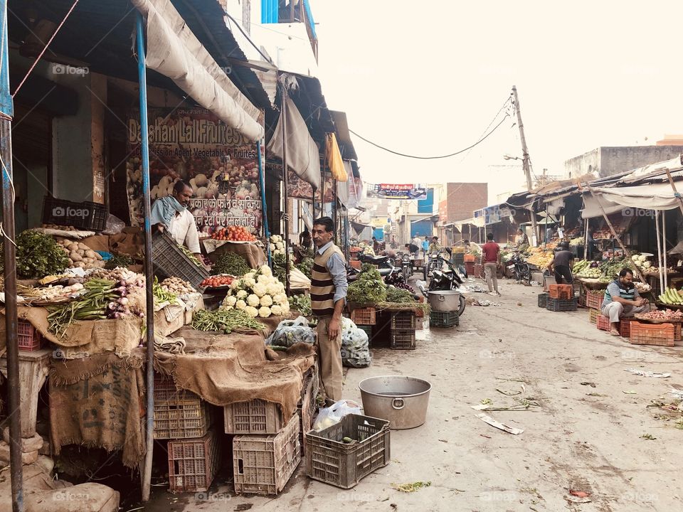 Street Fruit and Veggie Vendors 
