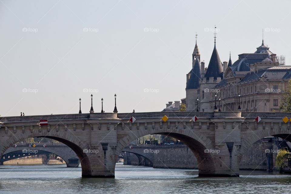 bridge over the river seine