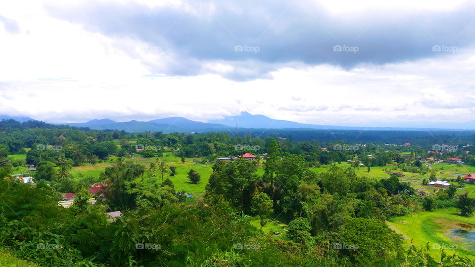 The view from the top of the Prayer hill . . .