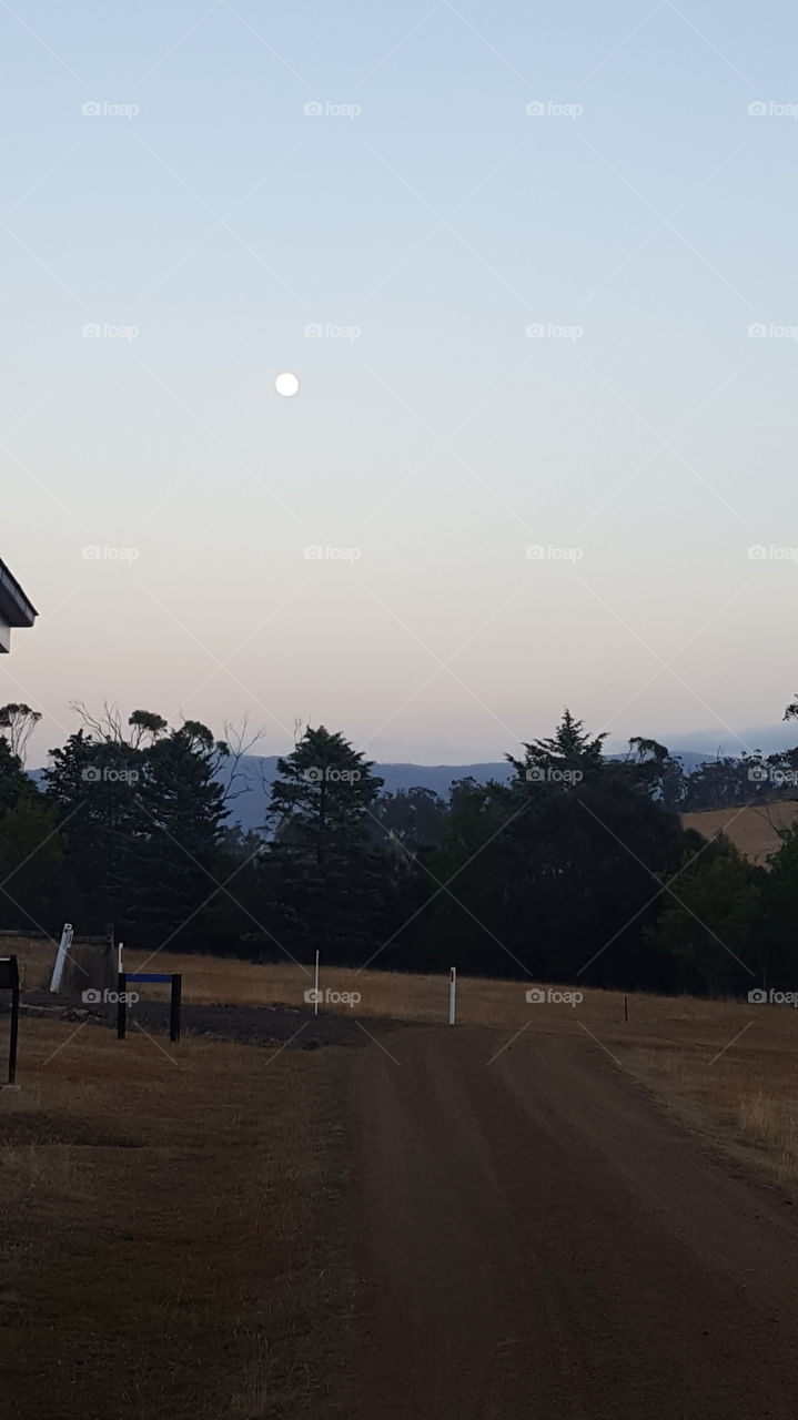 sunrise on Bruny Island