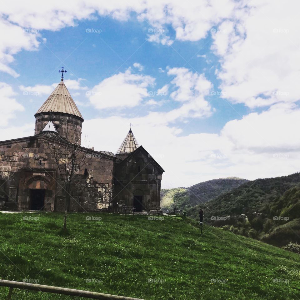 Goshavank monastery in Armenia 