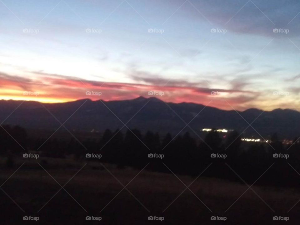 Montana sunset