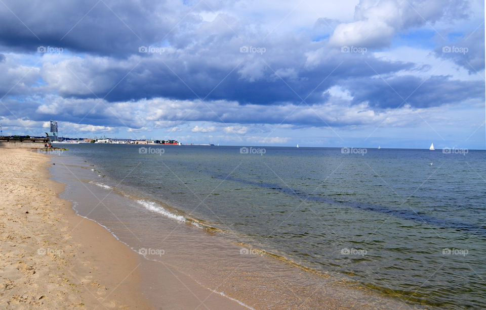 Water, Beach, Sand, No Person, Travel