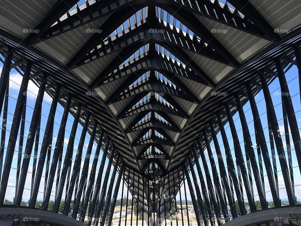 Ceiling of lyon airport