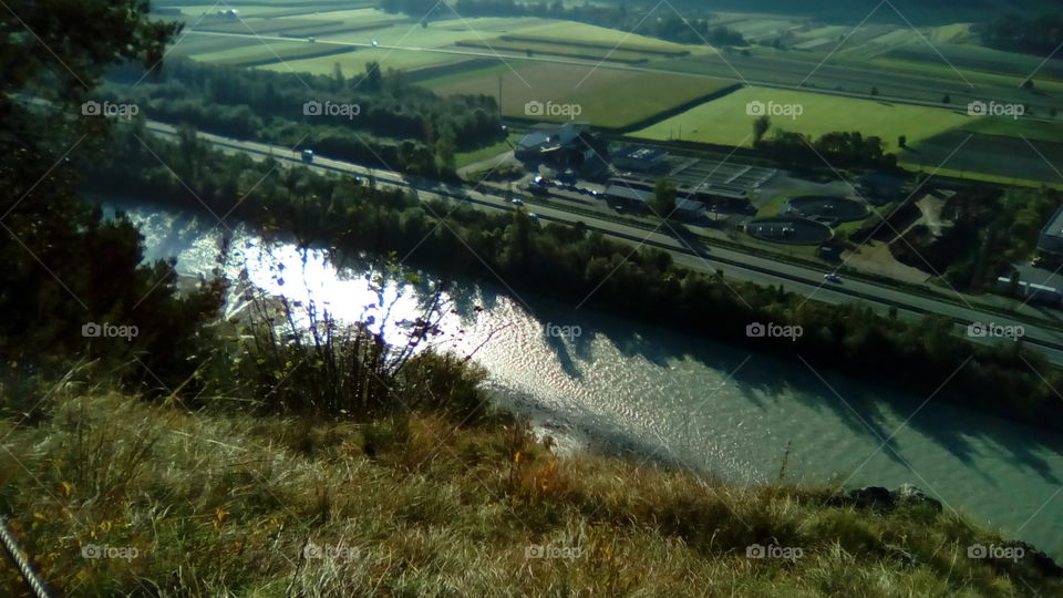 River and city view