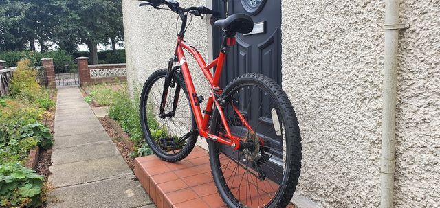 red bike