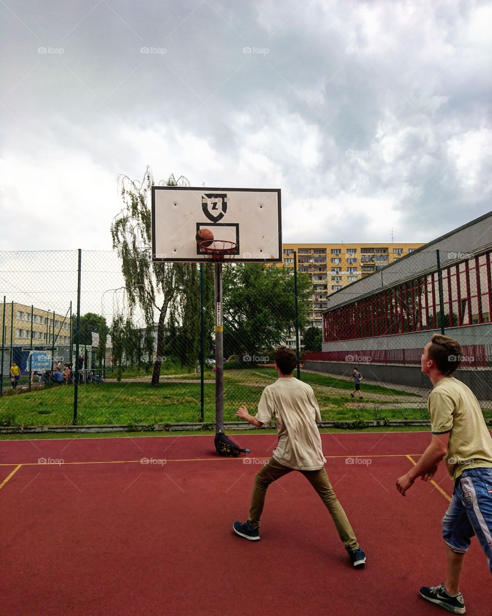 Basketball with friends