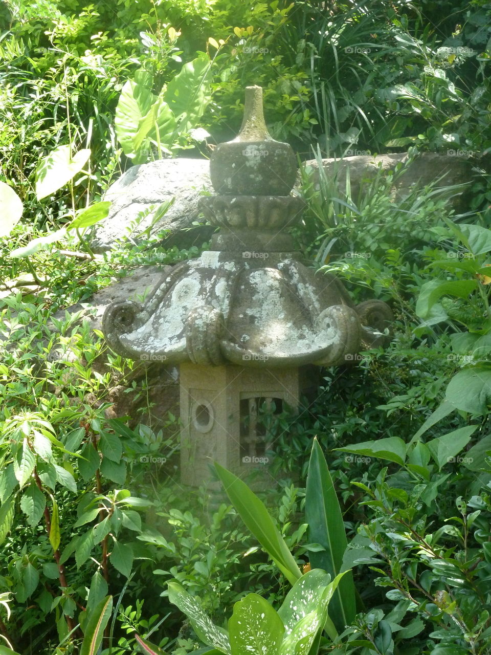 stone lantern in Tokyo