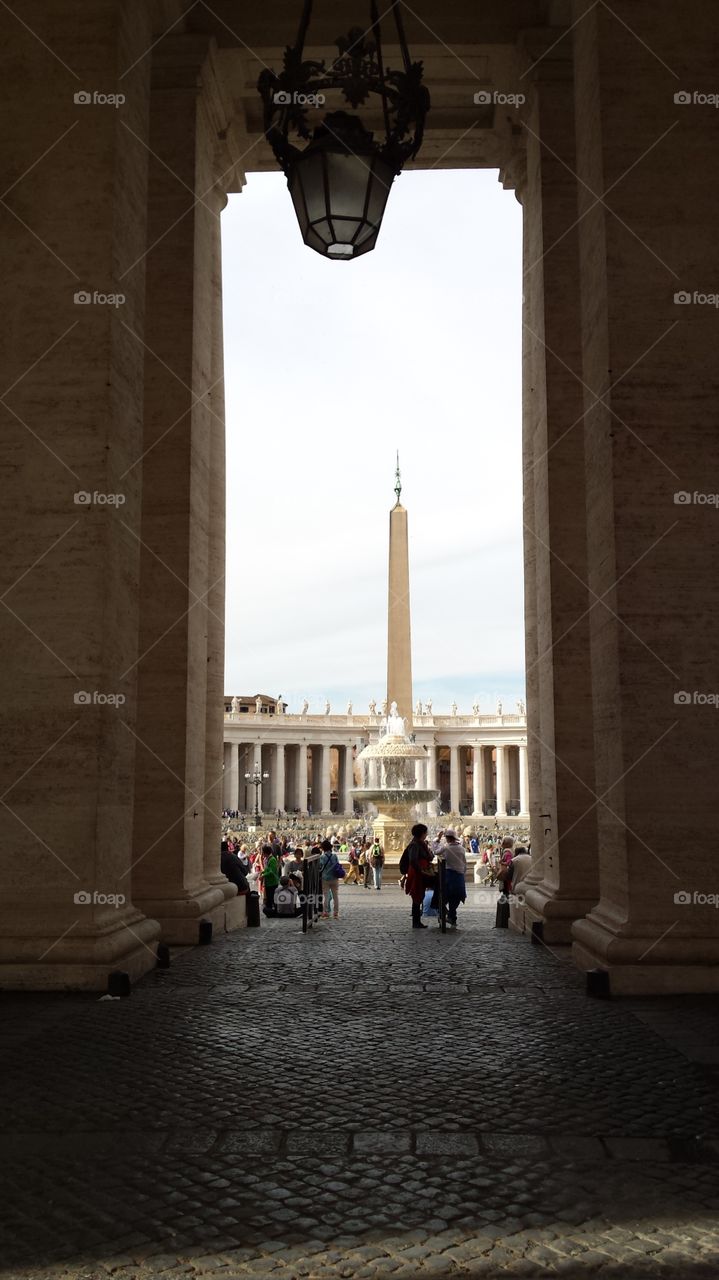obelisk in St Peter's Square, Rome
