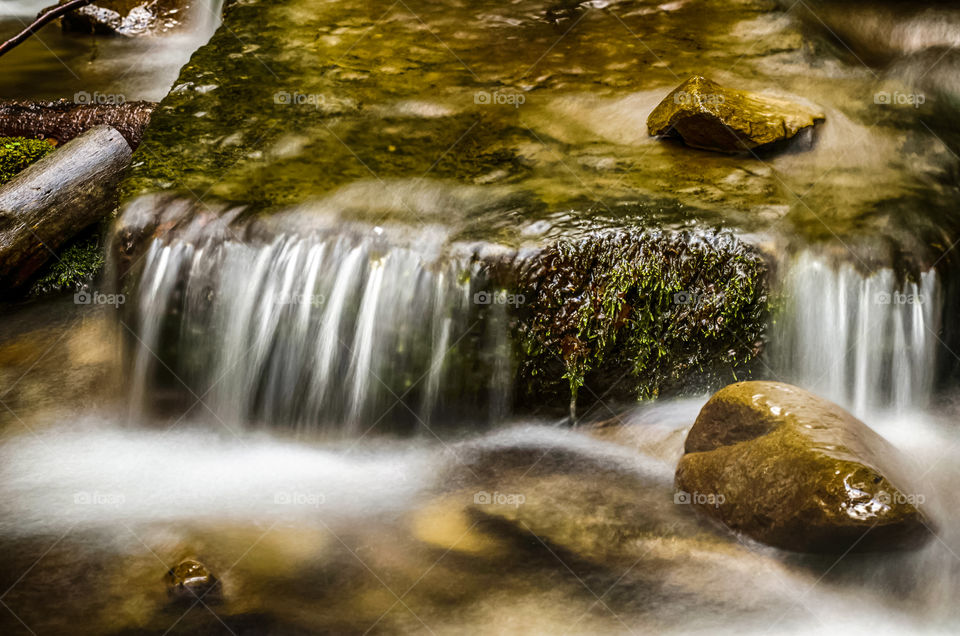 Shypit waterfall in the Carpathian mountains