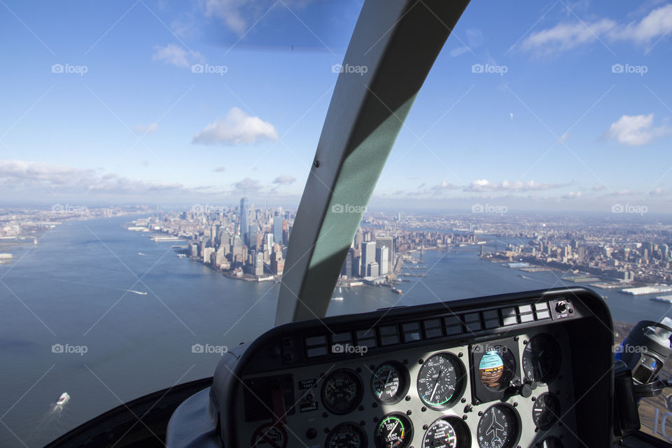 NYC - New York,  helicopter ride - helikoptertur 