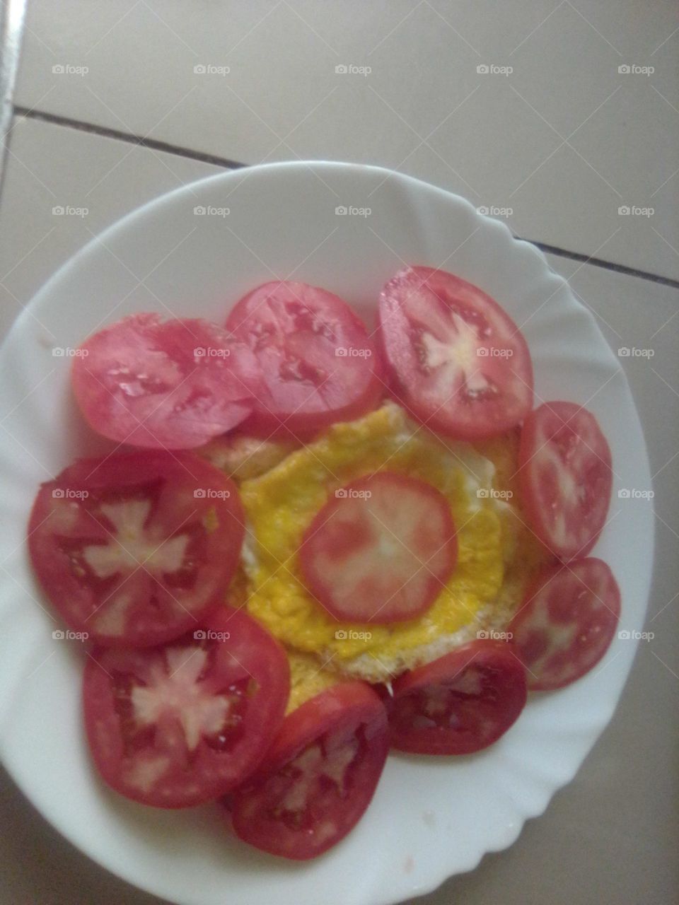 tomatoes and eggs
