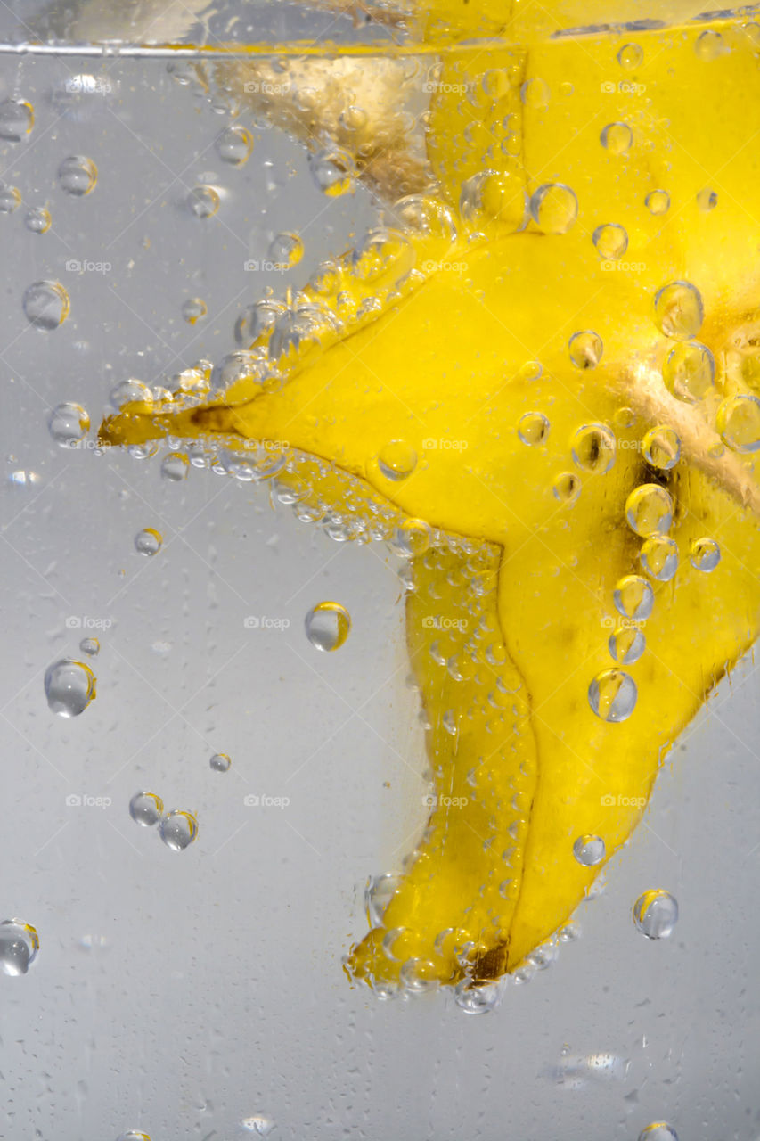 Star fruit closeup, macro