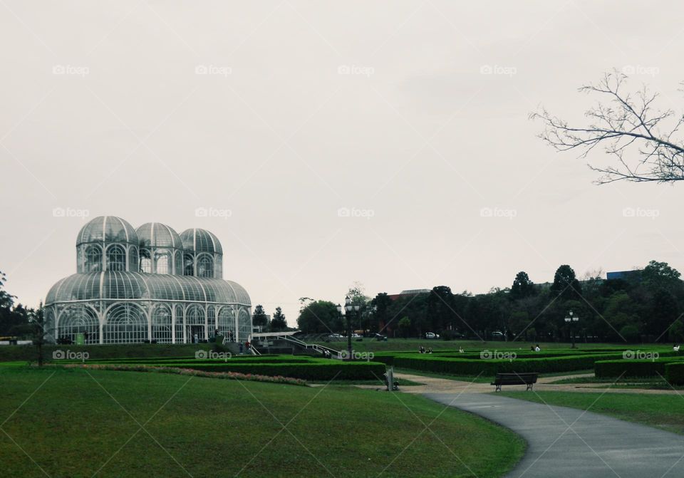 The Botanical Garden in Curitiba, Paraná.