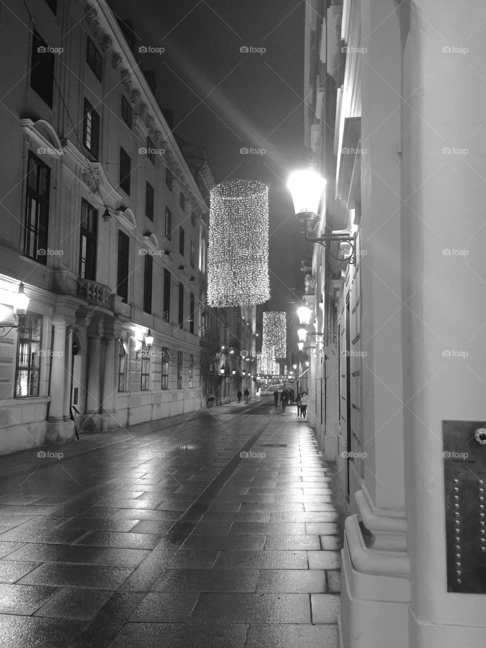 Rainy night in Vienna