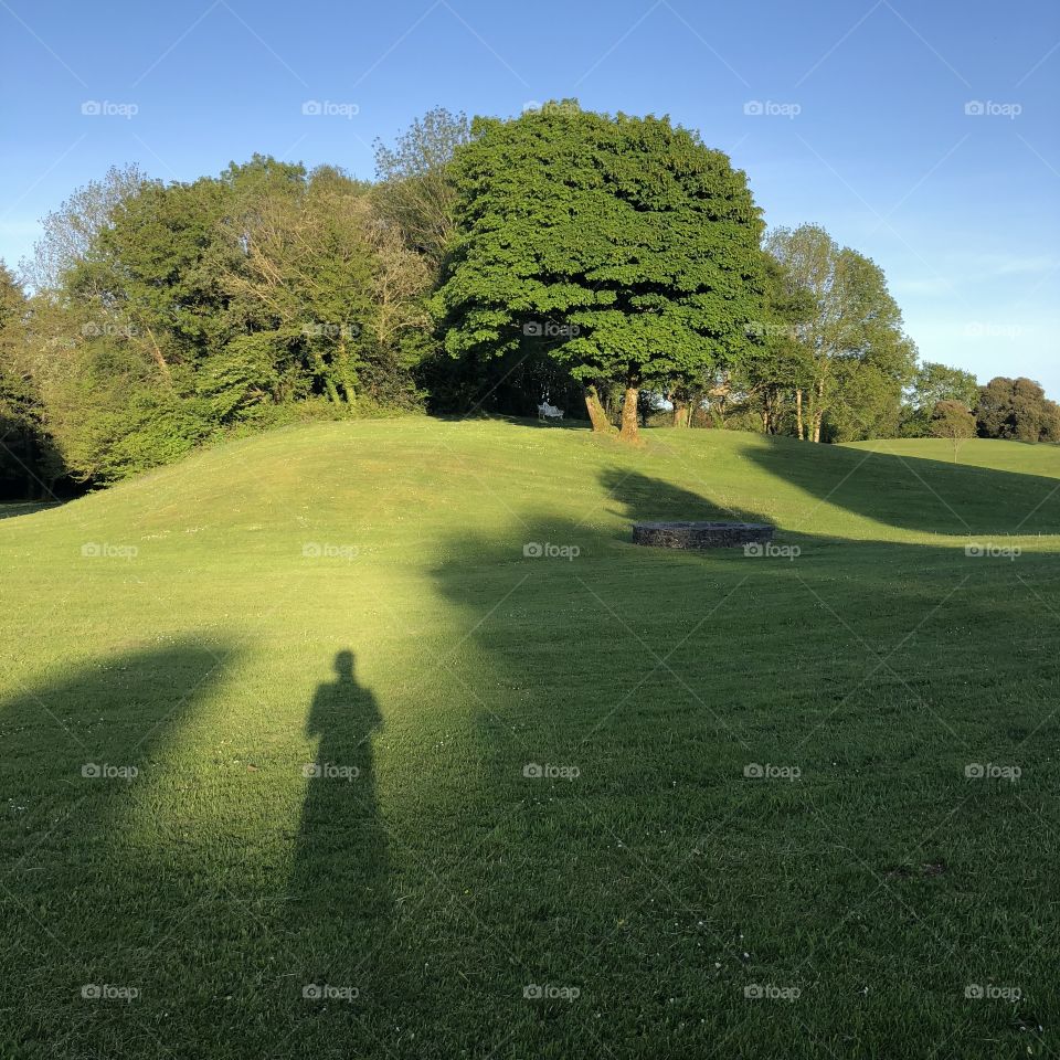 Irish castle grounds 