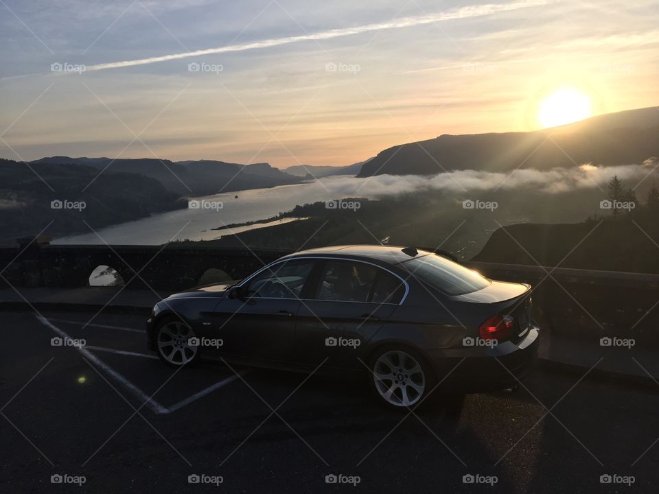 Bmw sunset 