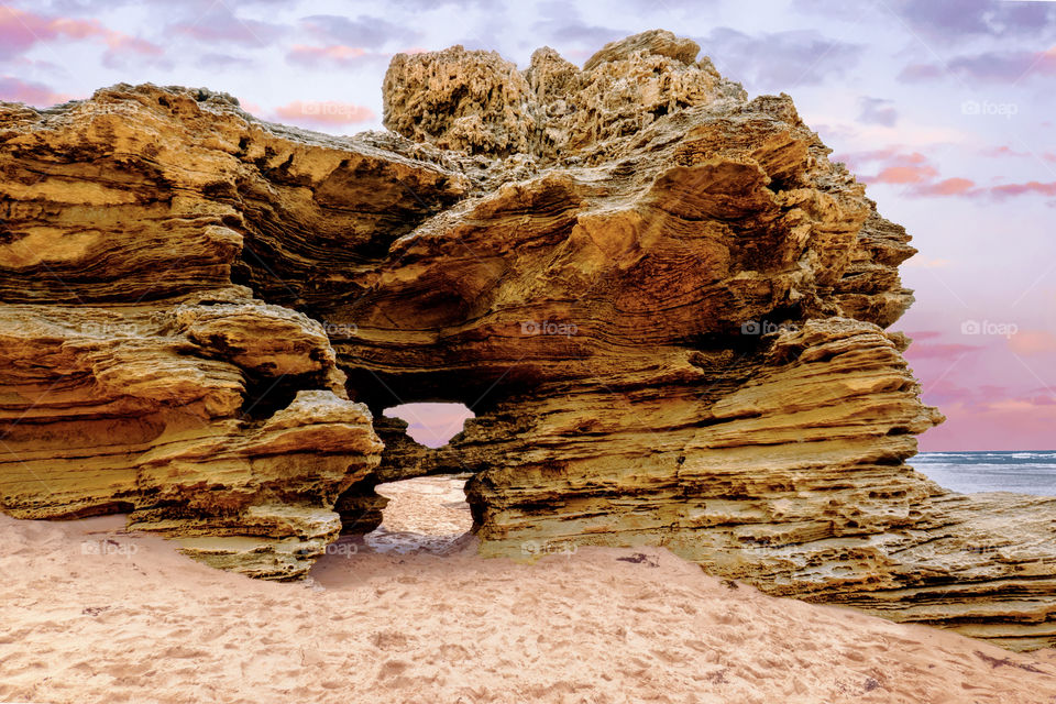 Sunset At Hollow Rock