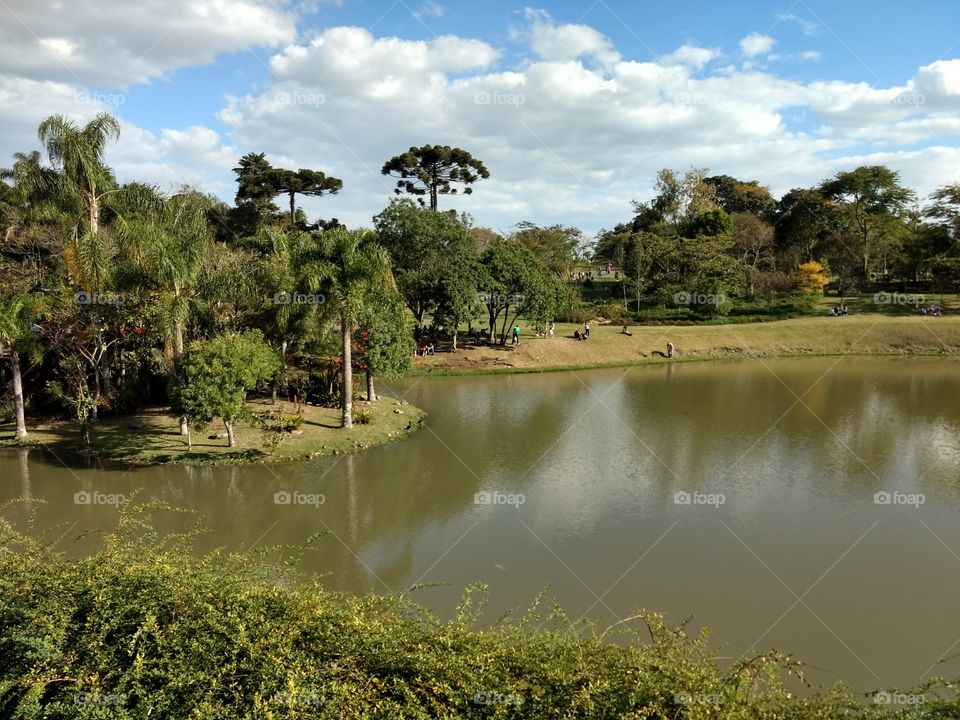 green lake area in Curitiba
