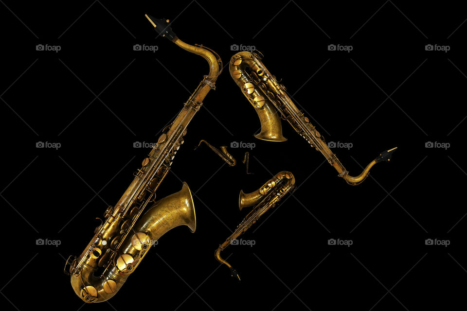 one, two, many saxophones