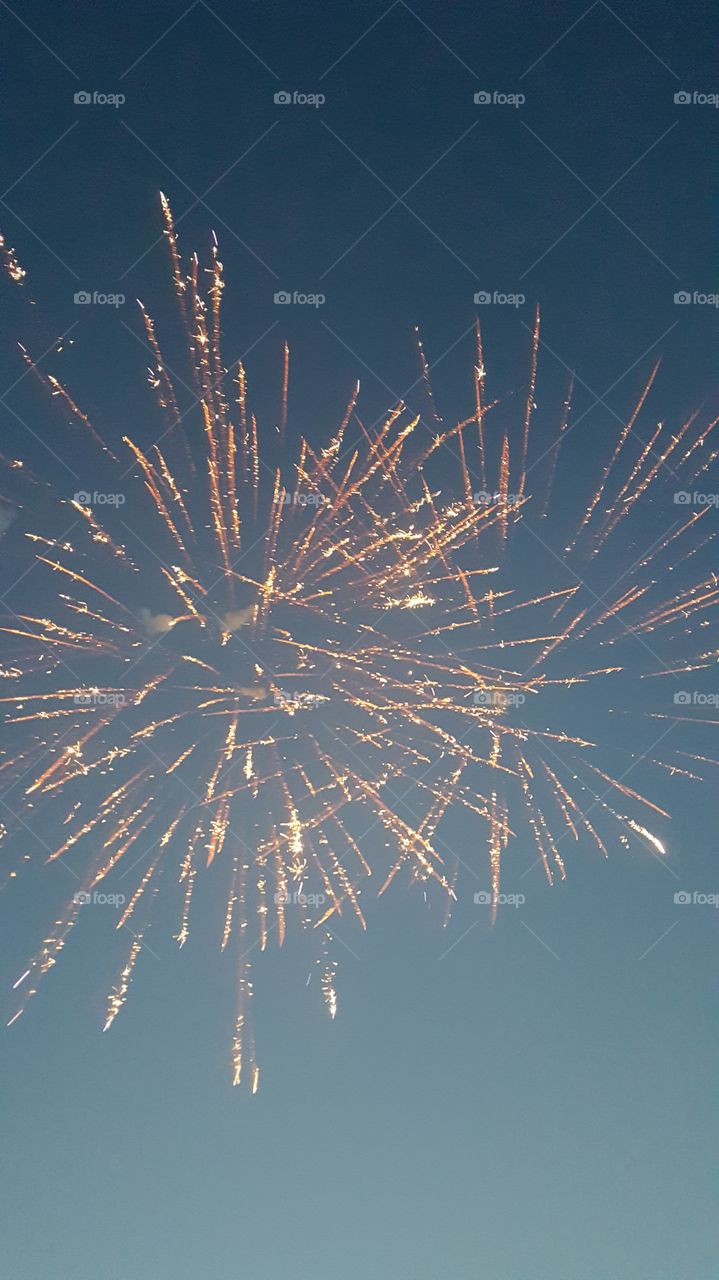 Fireworks At The Beach