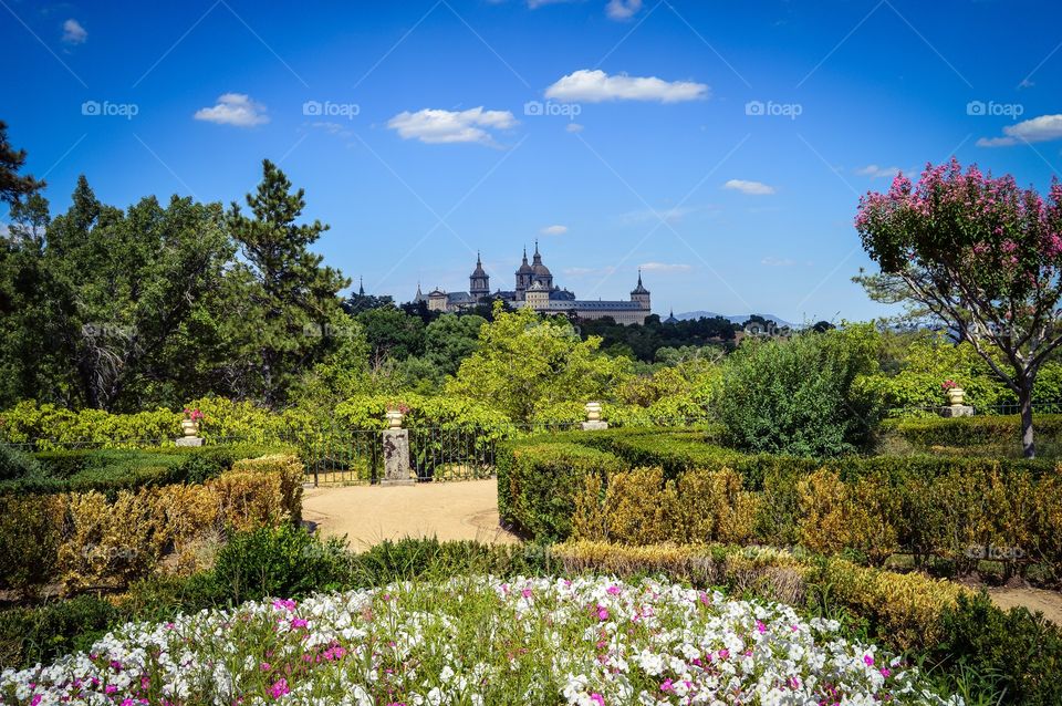 View of el escorial