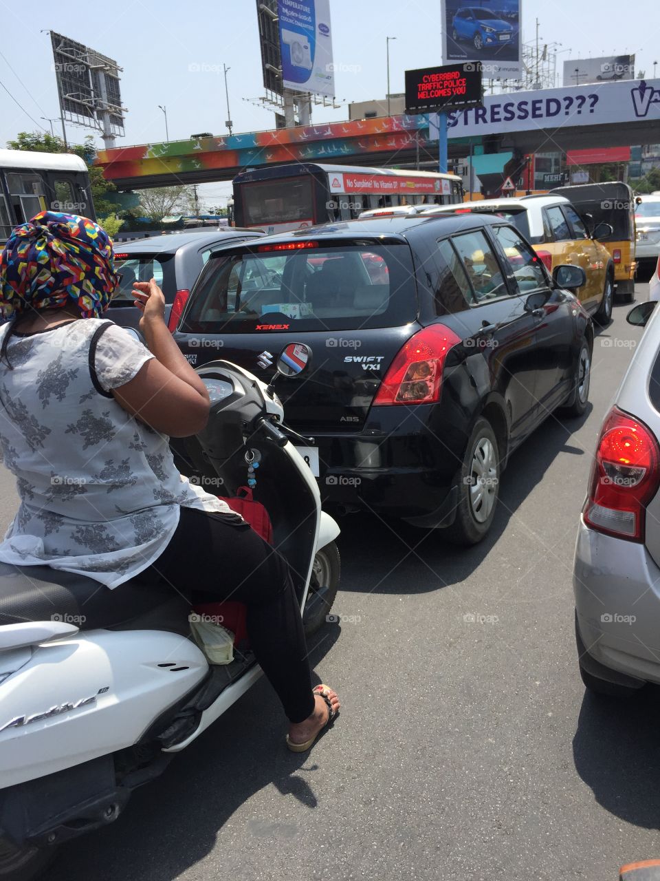 Hyderabad India Asia Traffic