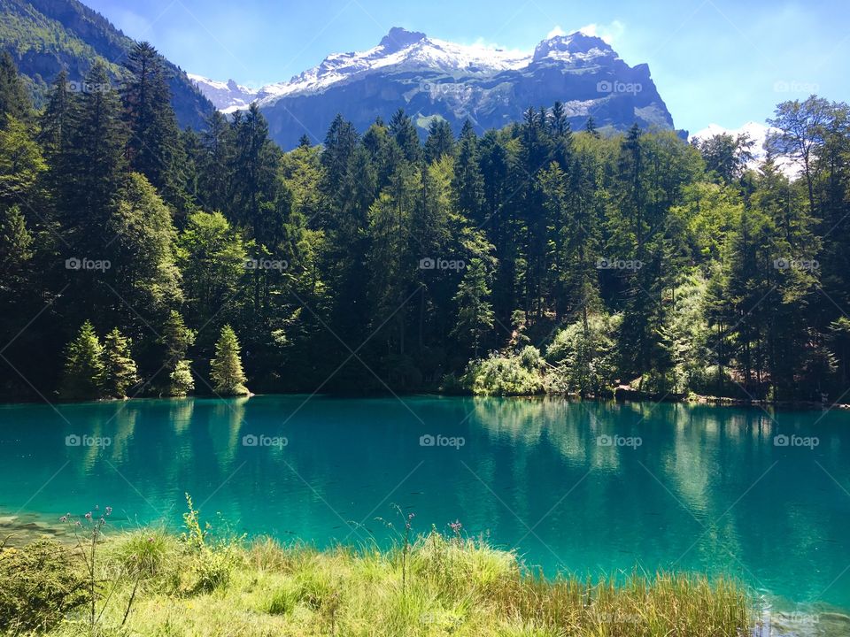 Blue see, Switzerland 
