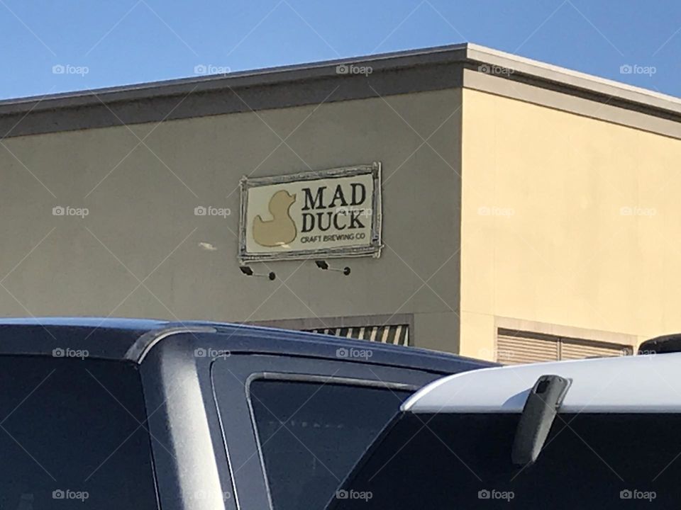 A building of the Mad Duck eatery.