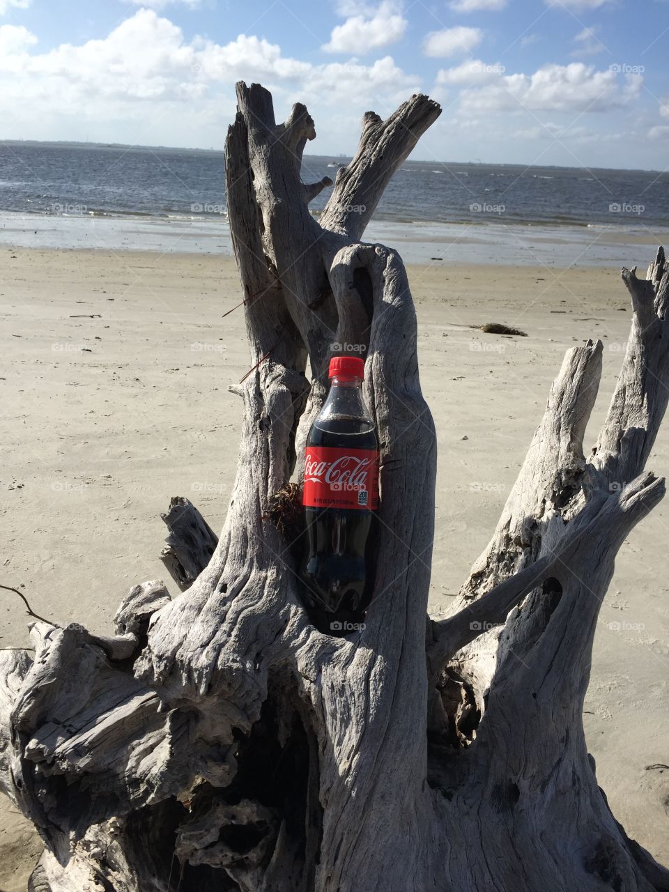 Coca-Cola on the beach