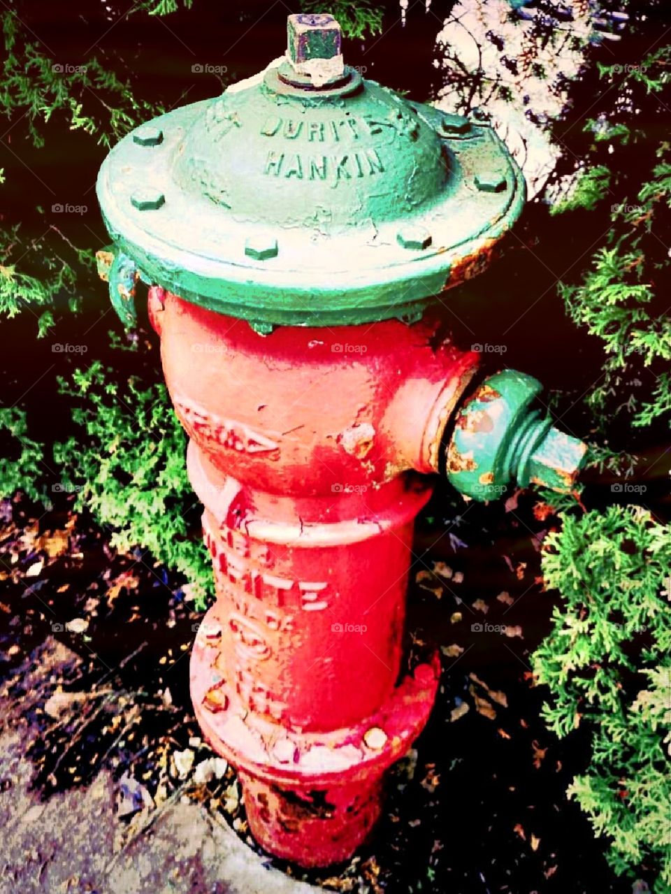 an old rusty fire hydrant