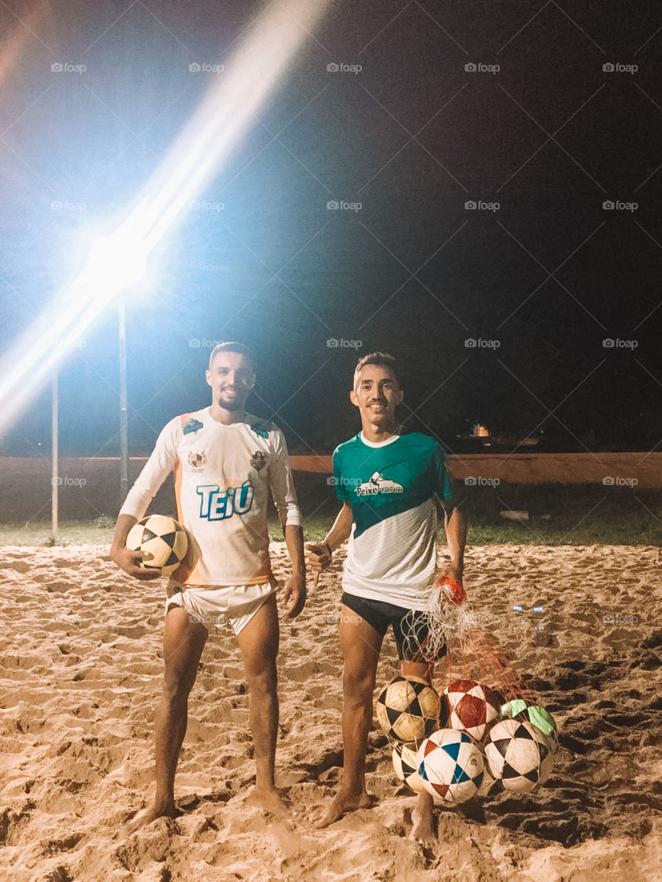 a huge love for this sport, footvolley