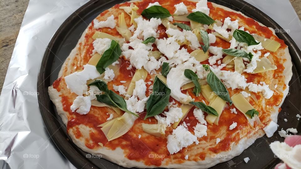 Margherita pizza