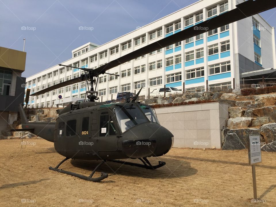Huey Helicopter in Gangneung Korea